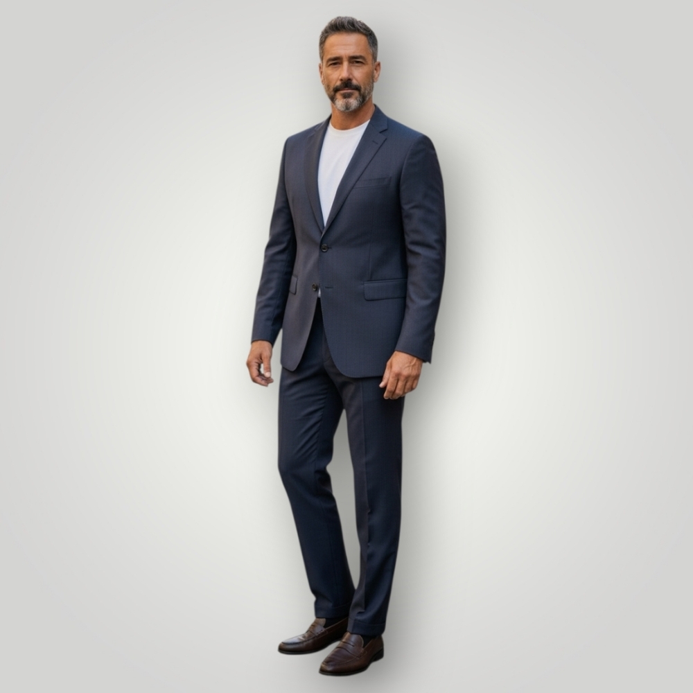 Saks Fifth Avenue 42R Slim Fit Blazer Ermenegildo Zegna Wool Silk Italy‎ Luxury